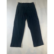 Fresh Produce Womens Pants 100 Cotton Wide Leg Black XS