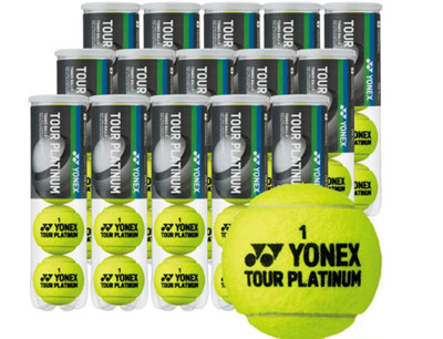 YONEX Tour Platinum Tennisbälle 60 Bälle (4 Bälle x 15 Dosen) aus Japan