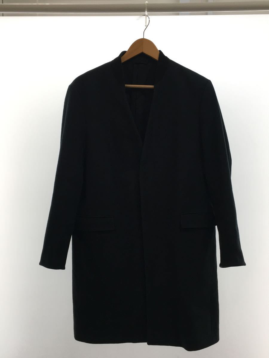 Lad Musician Middle Melton No Collar Chester Coat 42 Wool Lad Musician Middle Melton No Collar Chester Coat 42 Wool