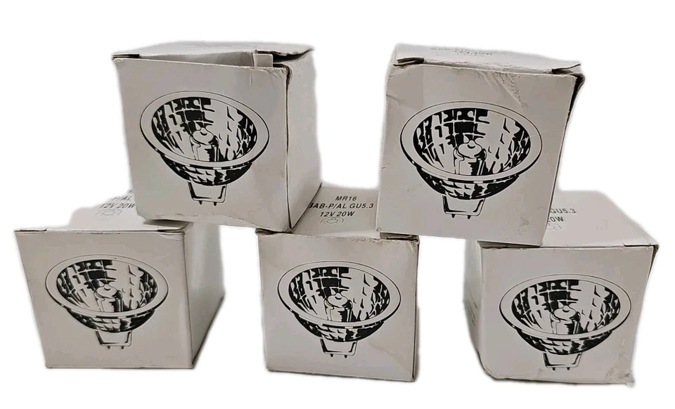 DISPLAY LAMP MINI # MR16 BAB-P/AL GU5.3 12V 20W FTD W-A-C LIGHTING NEW~Lot Of 5~ - Image 2 of 4