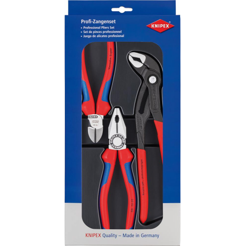 Knipex Zangenset Bestseller-Paket Wasserpumpenzange|Seitenschneider|Kombizange-image
