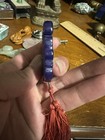 Vintage Export Chinese carving Blue Butterfly Pendant — photo 2