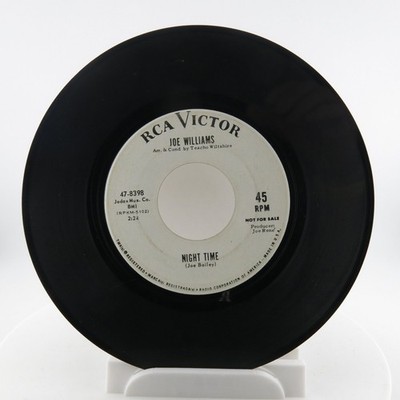 Joe Williams - Night Time / High Noon 7'' Record 45 RPM RCA Victor Jazz