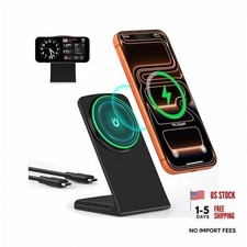 Mag.Safe Charger Stand for iPhone, Magnetic Wireless Charging Onyx Black