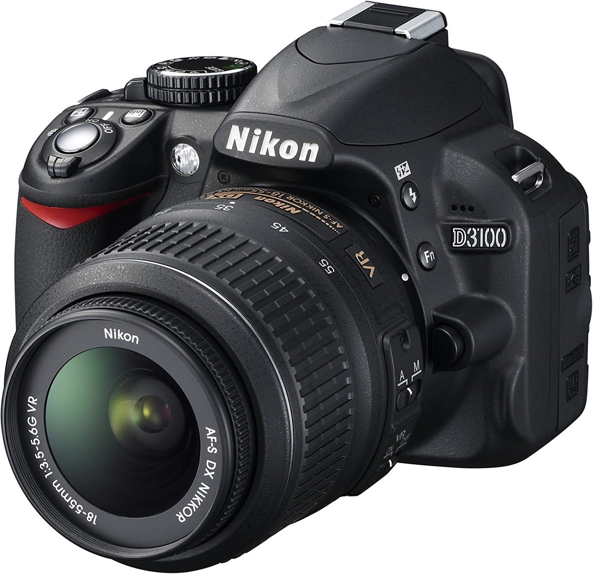 Nikon D D3100 14.2MP Digital SLR Camera - Black (Kit w/ AF-S DX VR