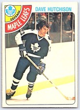 1978-79 O-Pee-Chee Dave Hutchison Toronto Maple Leafs #289