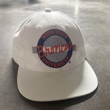 The Game Boise State Broncos White Blue Red Cap One Size NCAA
