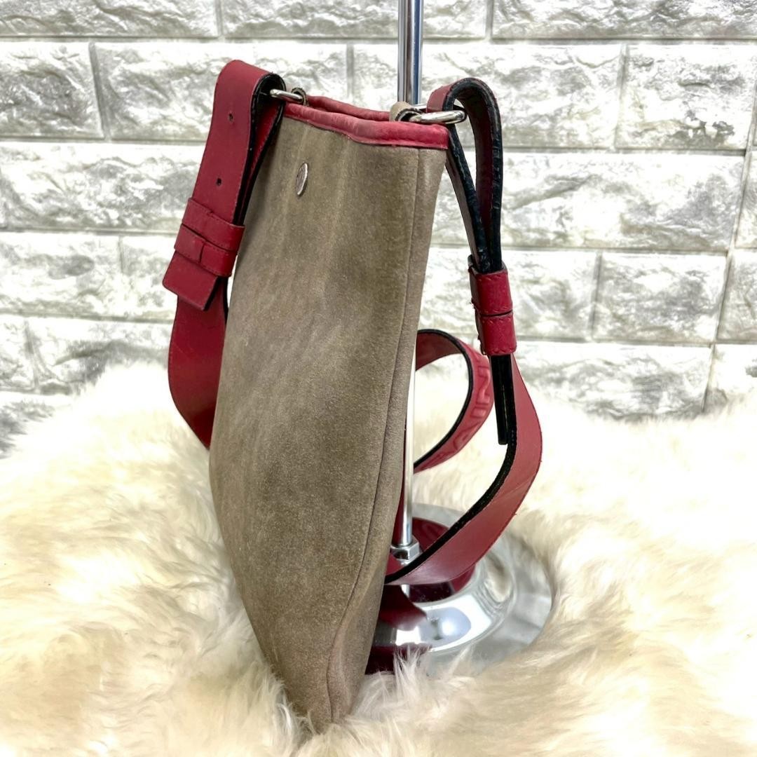 Borsa a tracolla Yves Saint Laurent YSL pelle marrone autentica F07141219