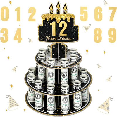 Birthday Cash Cake for Birthday Gifts, Money Holder Stand Ideas for Give Cash Gi