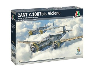 Italeri 1/72 CANT Z.1007 Alcione #1479 USA Sealed New Rel. 