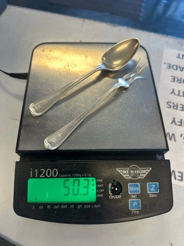 Lot of 2 Gorham Sterling Silver .925 Spoon / Fruit Fork Free Shipping! 50.3 Gram