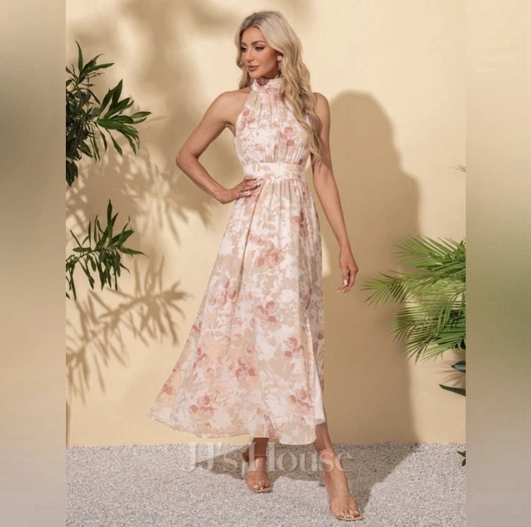 Robe D'Été Adrianna Papell En Dentelle Florale Verte - Sans Manches - Taille 10 - Neuve Avec Étiquettes