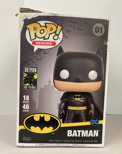 Funko POP! Heroes DC Comics Batman 18 inch Vinyl Figure (Box is beat up)