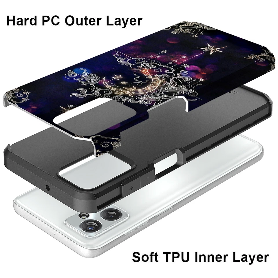 For Motorola Moto G Power 5G 2023 Hybrid Graphic Armor Case - Image 2 of 4