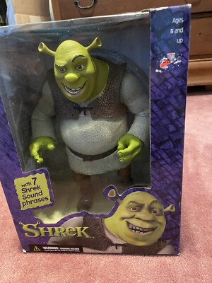 McFarlane Shrek With Sound! 12” Figure - DreamWorks 2001 *NIB