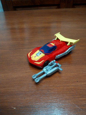 Transformers titans return Hot rod completo con armi senza istruzioni 