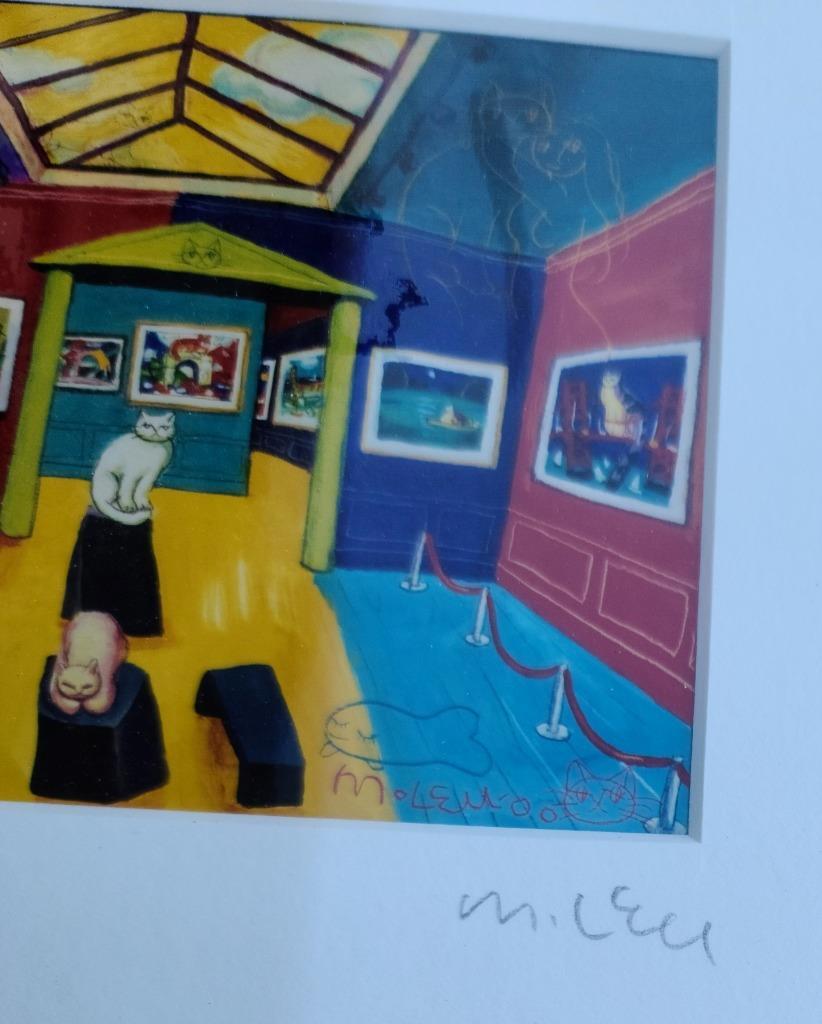 iΦ【 アートポスター 】Michael Leu カルテット・インザ・ガーデン Colorful Art Print Framed - VGC - Michael Leu - The Fuzzy Museum
