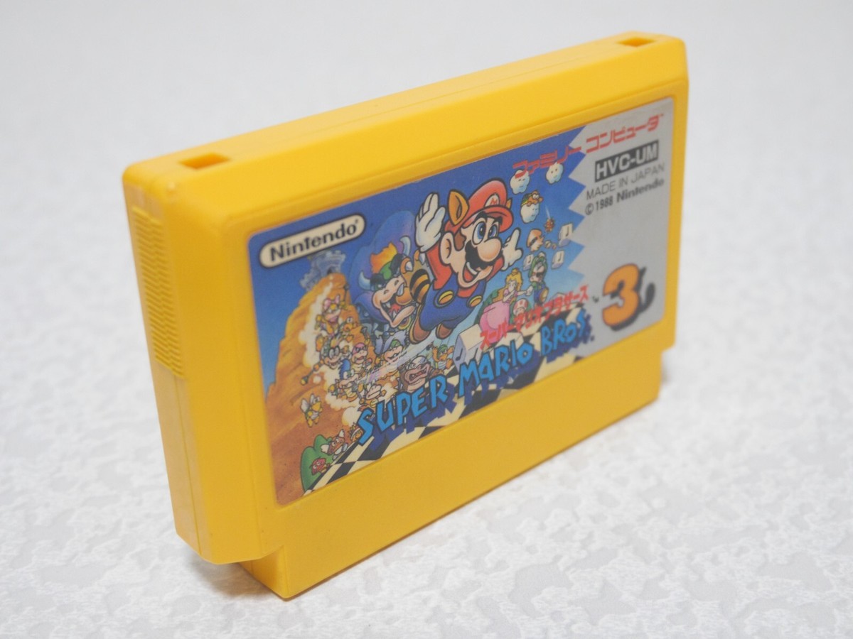 Nintendo Super Mario Bros. 3 Famicom tested from Japan HVC-UM HVC