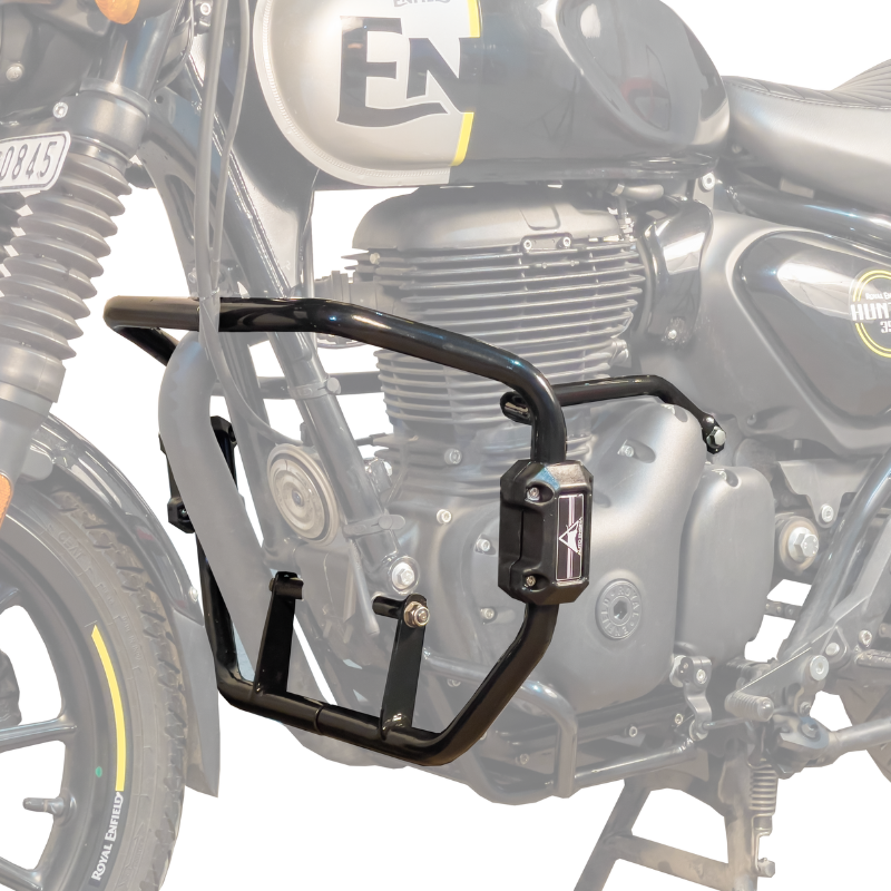 Crash/Leg Guard fits Royal Enfield Hunter 350 | Black | Auto Engina