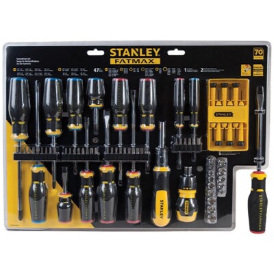 STANLEY FATMAX Screwdriver Set 70 Piece FMHT62015 BRAND NEW OEM SEALED