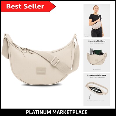 Moderne Halbmond Umhängetasche für Damen & Herren - wasserabweisendes Ally Design