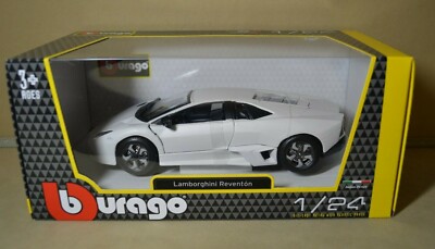 Burago - LAMBORGHINI REVENTON (White) - Die Cast Model - Scale 1:24