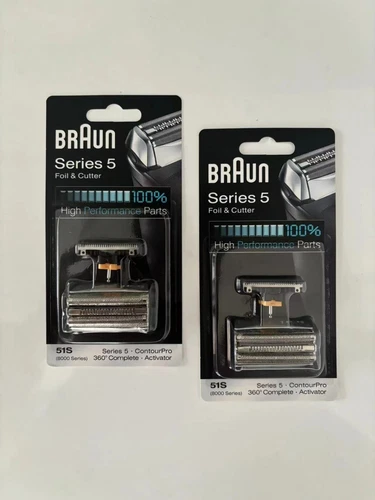Braun 51S Kombipack Ersatzscherkopf mit Scherfolie & Klingenblock für Series 5 - Bild 10 von 11