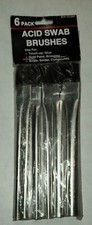 NEW 6 Pack Acid Flux Swab Brushes