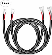 Nilight 3 Feet Play Plug 16AWG Wiring Harness Extension for LED Off Road Trucks