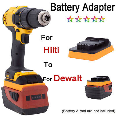 For Hilti B22 22v Li-ion Battery Adapter Convert to for Dewalt 18V