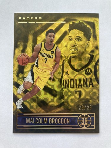 2020-21 Panini Illusions - Trophy Collection Gold #136 Malcolm Brogdon /25 Pacer