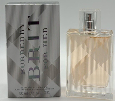 Burberry Brit For Her Eau De Toilette ~ 1.6 FL OZ ~ NEW ~ AUTHENTIC ~FASTSHIP