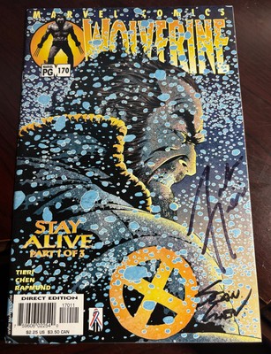 WOLVERINE #170-172 (Stay Alive 1, 2, 3) signed by Frank Tieri, Sean Chen, Marvel
