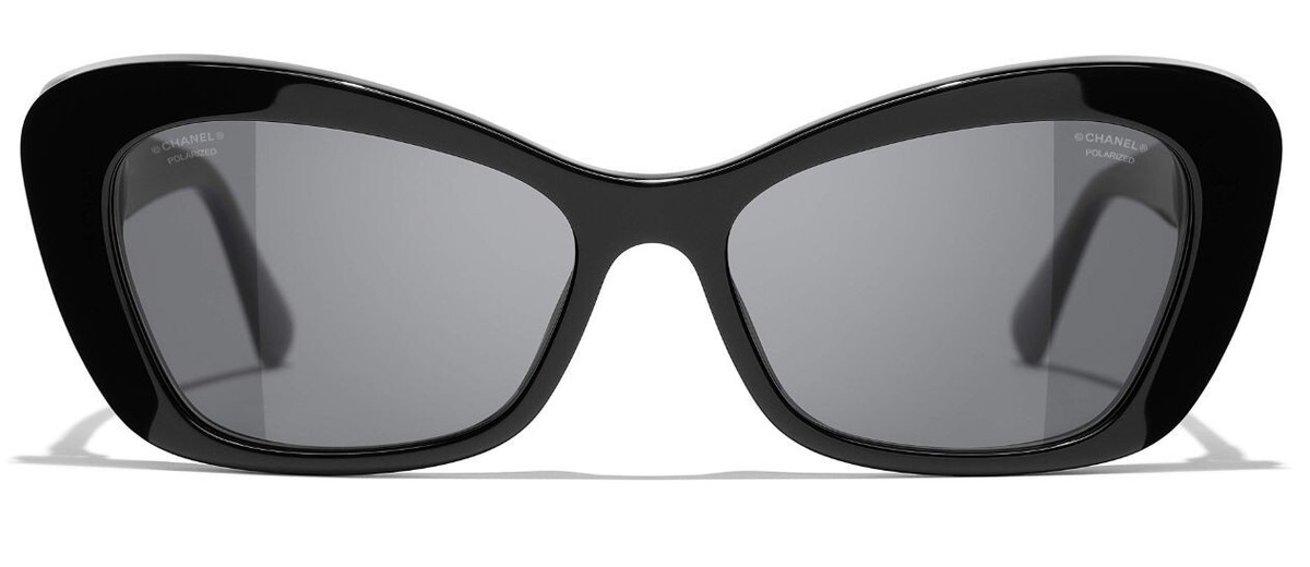 広夢 CHANEL ブラック CHANEL Sunglasses: Square Sunglasses, acetate — Fashion | CHANEL