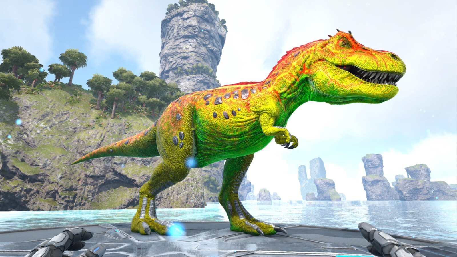 ARK Survival Evolved PS4 PS5 PVE New Top stats Black Deinonychus deino 1278  m