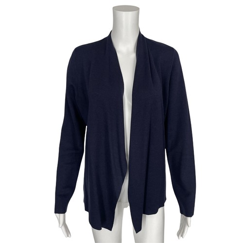 NWT $258 Eileen Fisher Navy Blue Open 