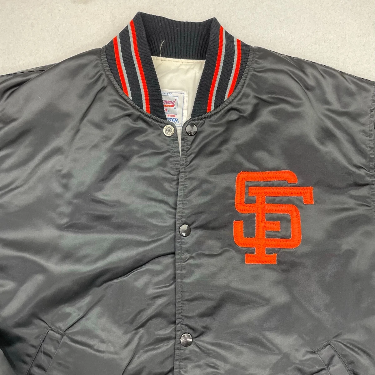 Vintage Starter Diamond Collection San Francisco Giants MLB Satin Jacket Large