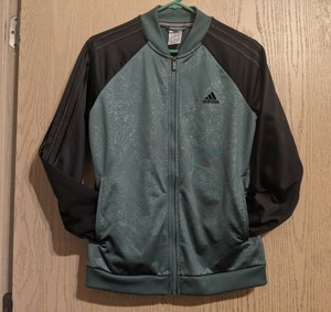 adidas embossed track jacket