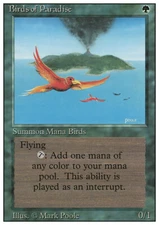 Birds of Paradise X (1) Revised MTG Excellent/Near Mint (RG) 4RCards