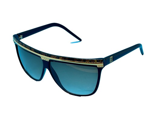 Vintage LAURA BIAGIOTTI P35 Black/Gold Sunglasses ITALY  display picture 2