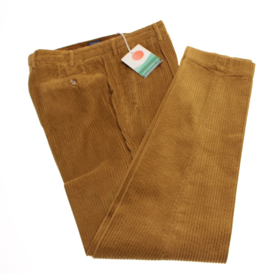 Incotex новый с Ярлыками Chinos / повседневный вельветовые брюки размер 54L (США 38) сужающийся крой в коричневый - Изображение 2 из 4