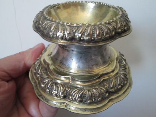 Rare 17th C - SILVER MASTER SALT CELLAR  1670 - 1690s - MAKERS HALLMARKS #3 - Picture 1 of 6