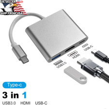 USB C Type C to HDMI HDTV TV Cable Adapter Converter For Macbook Samsung Phone