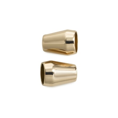 Kordelenden Metall Prym 416678 new gold Kordel Ende 13 x mm Paar