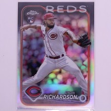 2024 Topps Chrome Baseball MLB Refractor Lyon Richardson RC #230 Reds