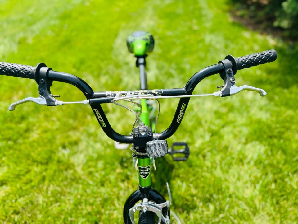 Bicicleta BMX Kent de 20 pulgadas estilo libre - verde neón Foto 3 de 4