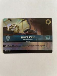 Disney Lorcana Into the Inklands Enchanted Belle's House 219/204 *MINT/NM*