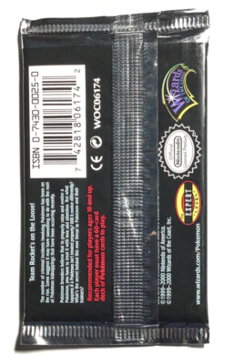 Factory Sealed TEAM ROCKET Unlimited Pokemon Card Booster Pack Giovanni Art  Work