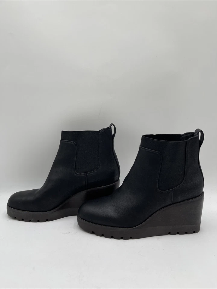 Crown Vintage Marleen Wedge Chelsea Boot Women's Black Size 9M - Image 3 of 4
