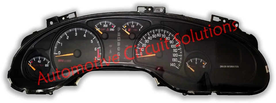 Pontiac Bonneville 2000-2005 cuadro de instrumentos servicio de reparación completo Foto 2 de 4